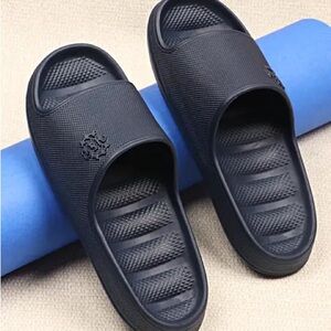 Men's Navy Slide Sandals